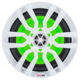 DS18 HYDRO 65 2Way Marine Speakers wRGB LED Lights 300W  White NXL6