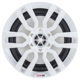 DS18 HYDRO 65 2Way Marine Speakers wRGB LED Lights 300W  White NXL6