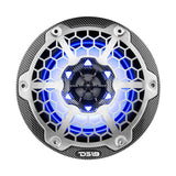 DS18 HYDRO 65 2Way Marine Speakers wRGB LED Lights 300W  Black Carbon Fiber CF65