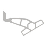 Minn Kota Raptor Jack Plate Adapter Bracket  Starboard  2 Setback  4 Rise  White 1810365