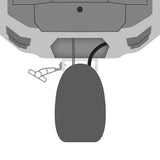 Minn Kota Raptor Jack Plate Adapter Bracket  Port  2 Setback  4 Rise  White 1810366