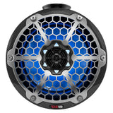 DS18 HYDRO 8 Compact Wakeboard Pod Tower wRGB Light  375W  Black Carbon Fiber CFPS8