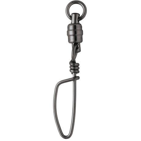 VMC BSHBTSS Black Stainless Steel HeavyDuty Ball Bearing Tournament Snap Swivel 6  320lb 1Pack BSHBTSS6