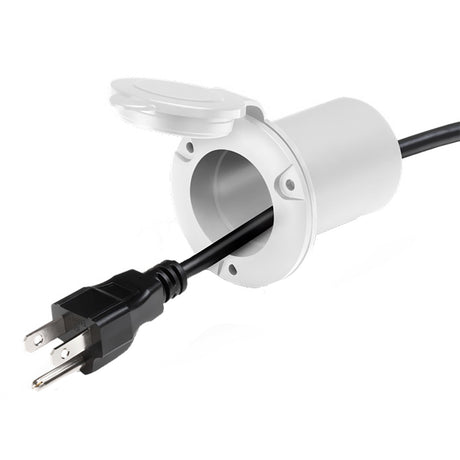 Guest AC Universal Plug Holder  White 150PHW