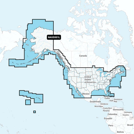 Navionics NAUS001L  US  Coastal Canada  Navionics 010C136630