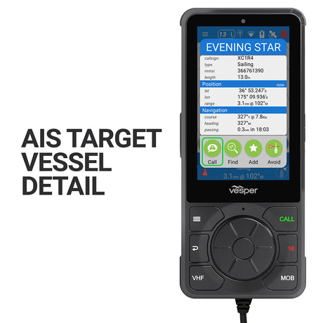 Vesper Cortex H1 Tethered Handset wNonPowered Cradle 0100281600