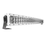 Black Oak Pro Series 30 Curved Double Row 40 LED Light Bar  Combo Optics  White Housing 40CCMD5OS