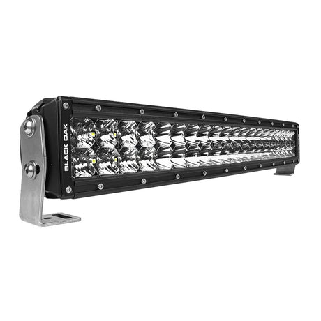 Black Oak Pro Series 30 Double Row 20 LED Light Bar  Combo Optics  Black Housing 20CD5OS