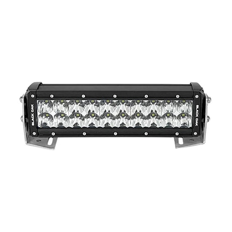 Black Oak Pro Series 30 Double Row 10 LED Light Bar  Combo Optics  Black Housing 10CD5OS