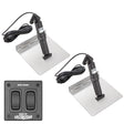 Lectrotab XKA Stainless Steel Trim Tab Kit wRocker Switch  12 x 18 XKAF12X18