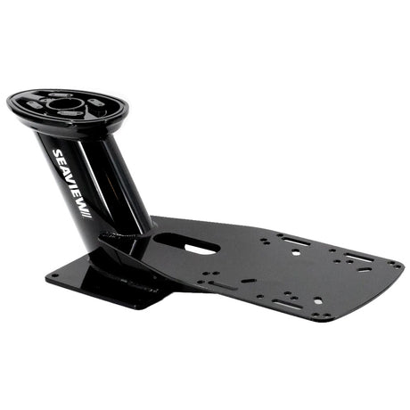 Seaview 1325 PreDrilled Dual Mount fMost Closed Dome Radars  Black  Top Plate Required PMADM1M2BLK