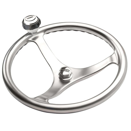 Edson Satin Finish Stainless Steel ComfortGrip 13 PowerWheel wKnob  Nut 1710WB13WBKIT