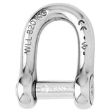Wichard SelfLocking Allen Head Pin D Shackle  12mm Diameter  1532 01306