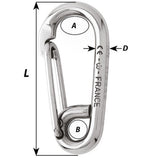 Wichard Symmetric Carbin Hook  120mm Length  1532 02317