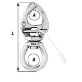 Wichard HR Quick Release Snap Shackle With Large Bail  90mm Length  33564 02774