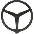 Uflex  V46  135 Stainless Steel Steering Wheel wSpeed Knob  Black V46B