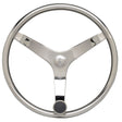 Uflex  V46  135 Stainless Steel Steering Wheel wSpeed Knob  No Wheel Nut V46