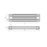 Tecnoseal Aluminum Yamaha Bar Anode fEngine Bracket 011121AL