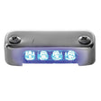 Attwood Blue LED Micro Light wStainless Steel Bezel  Vertical Mount 6350B7