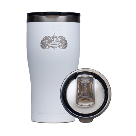 Toadfish NonTipping 20oz Tumbler  White 1133