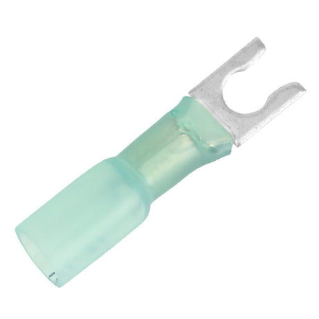 Pacer 1614 AWG Heat Shrink Spade Terminal  10 Stud Size  25 Pack TE1410SLF25