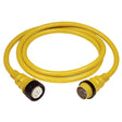 Marinco 50AMP 125250V Shore Power Cable  12  Yellow 6152SPP12SC