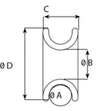 Wichard FRX25 Friction Ring  25mm 6364 FRX25  22517